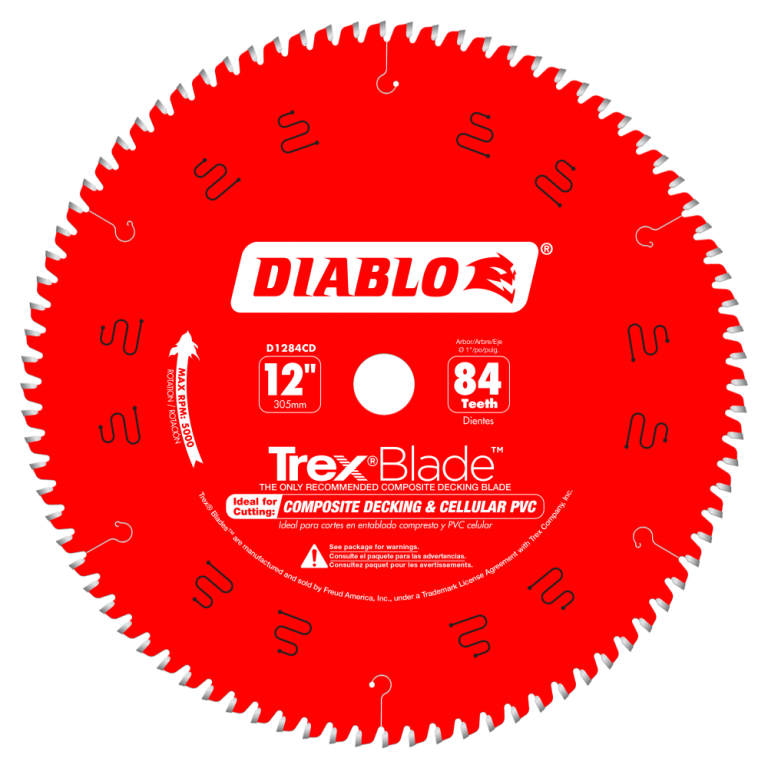 Diablo D1284CD Trex 12 in. x 84 Tooth Composite Decking Miter Saw Blade